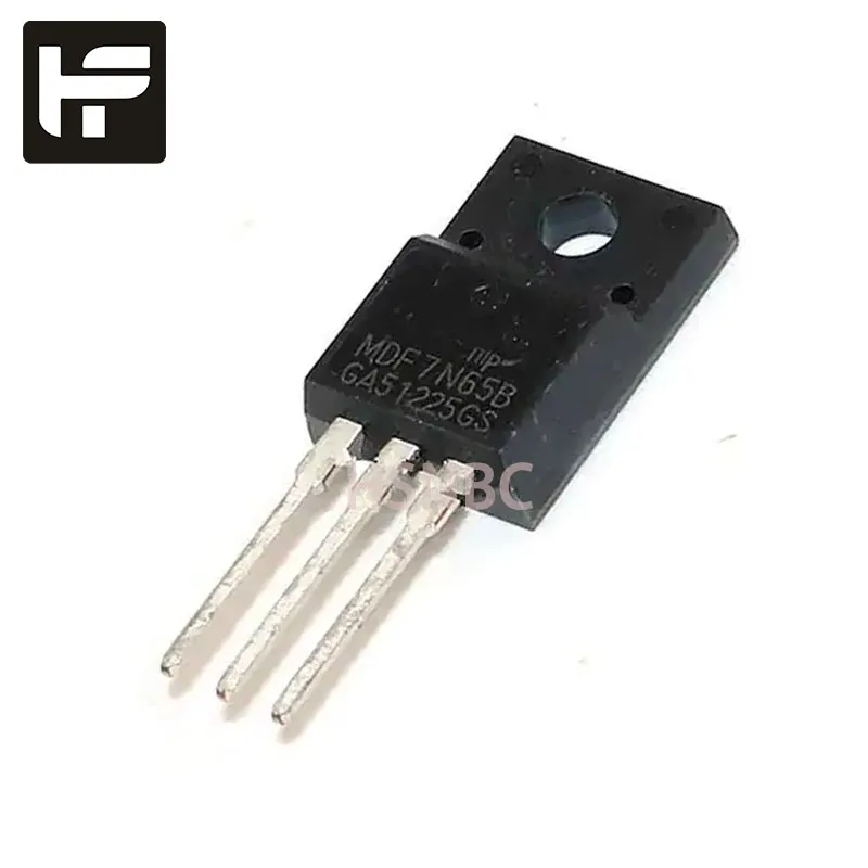

10Pcs/Lot MDF7N65B MDF7N65 7N65 TO-220F 650V 7A MOS Field-effect Transistor 100% Brand New Original Stock