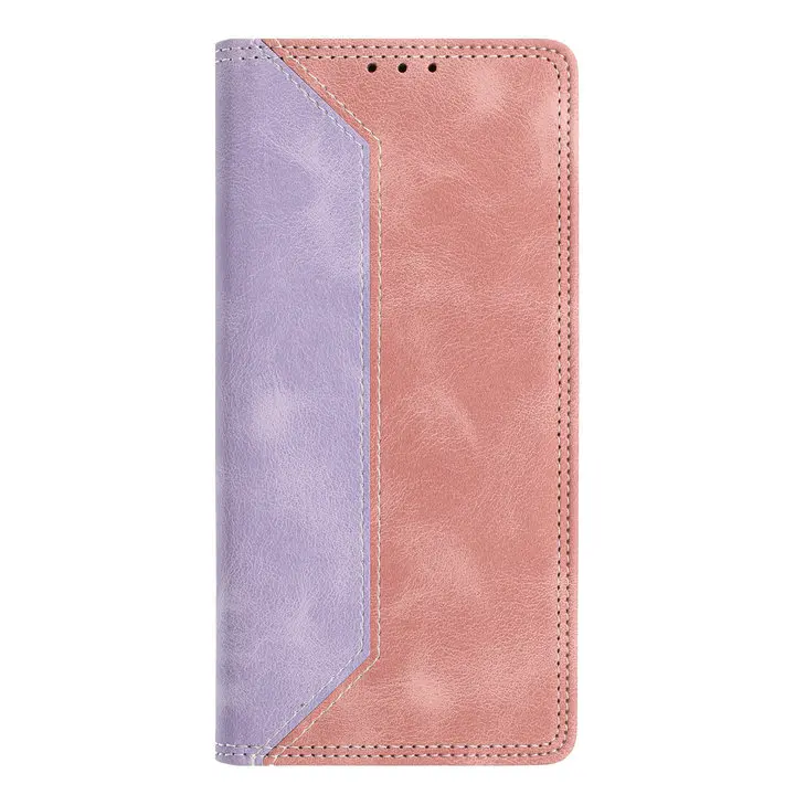 Elegant Magnetic Flip Case with RFID Protection and Leather Finish