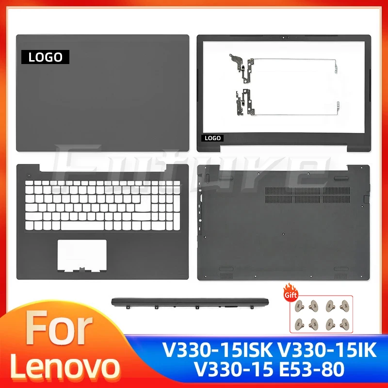 Новинка для Lenovo V330-15 V330-15ISK V330-15IKB Φ LCD задняя крышка передняя панель Упор для рук Верхняя Нижняя крышка серый