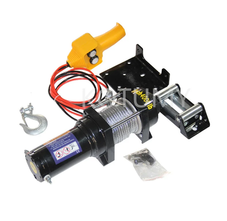 차량 자체 구조 오프로드 윈치, 차량 크레인용 전기 윈치 견인, 12V, 24V