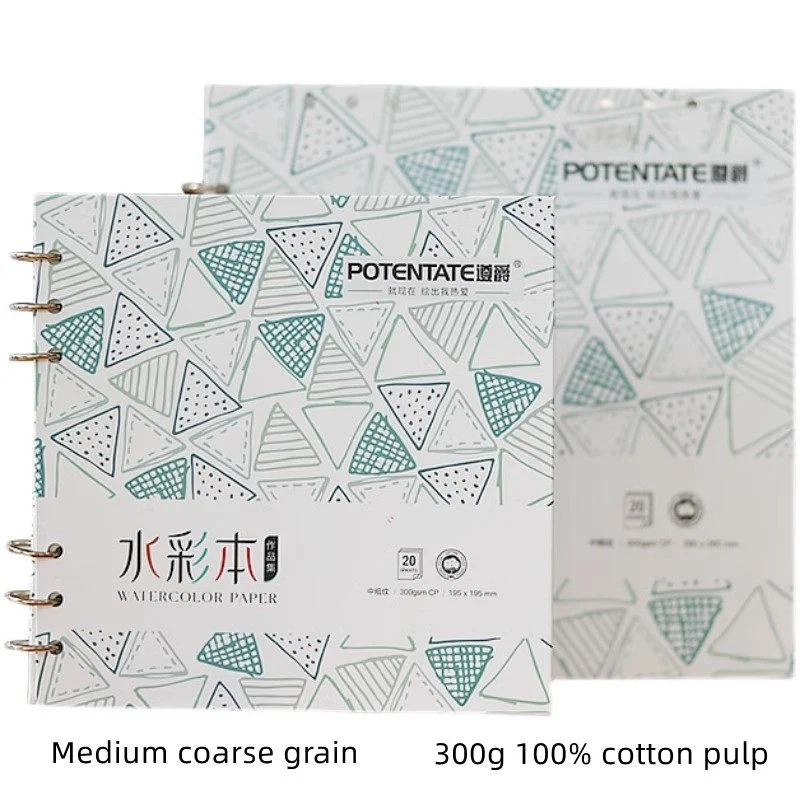 Potentate 100% Cotton Watercolor Paper 300g Professional Water Color Block  Pad Book Acid free for Painting - AliExpress