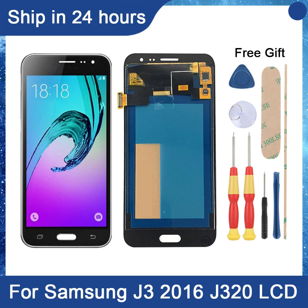 

AiNiCole 5.0'' For Samsung Galaxy J3 2016 LCD Display Touch Screen Digitizer Assembly J320 J320F J320H LCD Screen Replacement