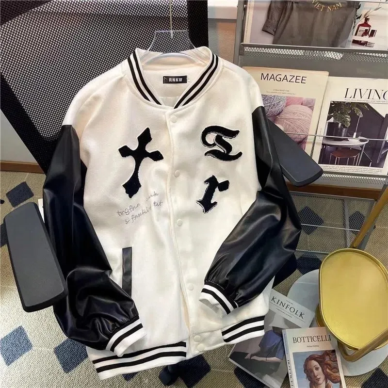 LV 2023 Patchwork Varsity Jacket