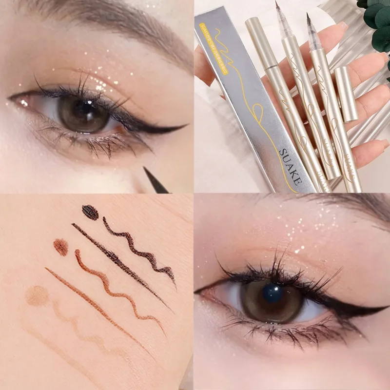 

0.01mm Matte Liquid Eyeliner Pencil Waterproof Quick Dry Ultra-thin Eye Liner Long lasting Lower Eyelash Pen Eye Makeup Cosmetic