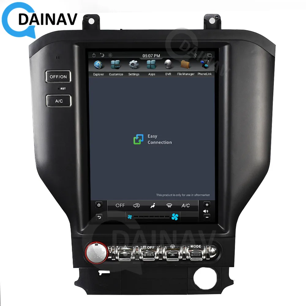 

Android car GPS Navigation for-Ford Mustang 2014-2018 car stereo autoradio player HD screen Tesla style car radio multimedia pla