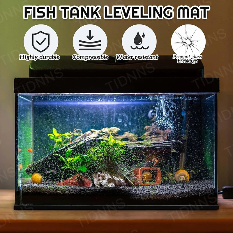 Fish Tank Mat Aquarium Anti-Slip Pad Shock-Absorbing Mute Thickened Turtle Tank Landscaping Environmental Insulation fish aquarium turtle tank