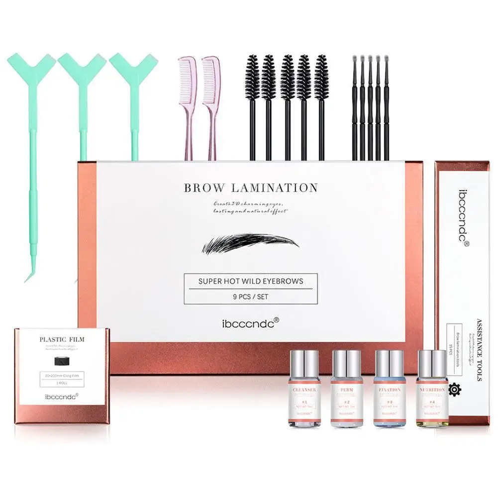 

Brow Lamination Set Eyebrow Perm Lotion Eye Brow Lifting Semi-permanet Beauty Salon Tools Brow Lift Perming Nutrition Kit