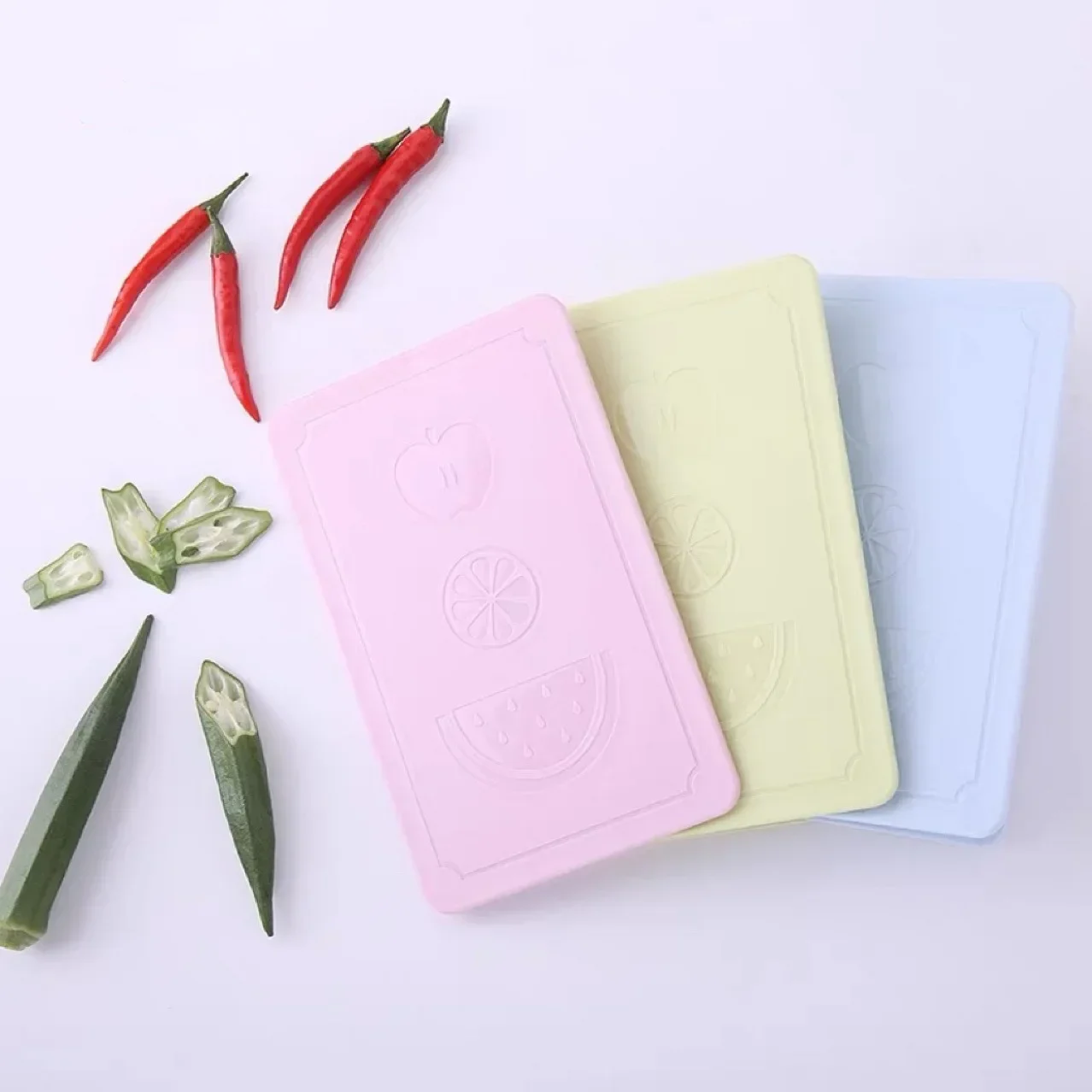 Kitchen Cutting Board Portable Accessories Chopping Boards Foldable Useful Things Thickened for Plastic Table Knives Dining Bar