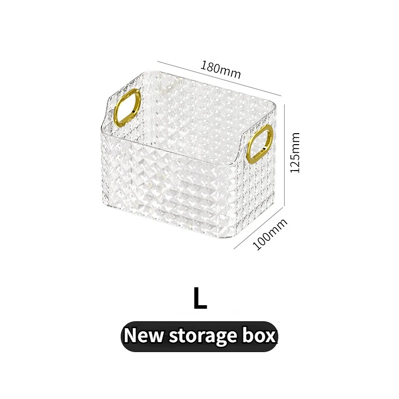 Rectangular Desktop Cosmetic Storage Drawer Stackable Storage Box Acrylic Rack Sundries Snack Makeup Basket Organizer makeup organizer makeup storage box cosmetic storage box