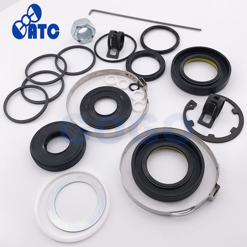 thumbnail image 2 of Power Steering O Ring Rack And Pinion Seal Kit Power Steering Seals - Precision Fit Power Steering Gearbox Seal Kit | Heavy Duty O-Ring And Sealing Kit For ZF 8090 | Complete 2 of 13