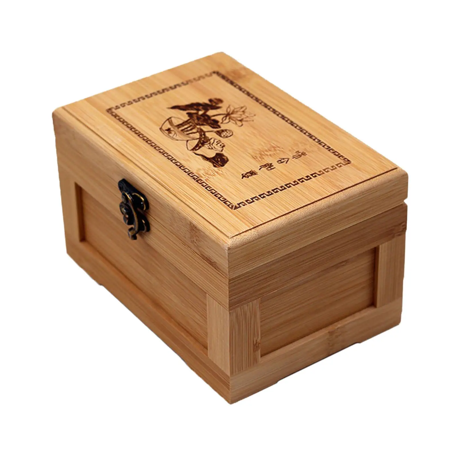 Holz Schmucks cha tulle Bambus dekorative Box Schmucks cha tulle Souvenir Box rustikale rechteckige Schmuck Aufbewahrung sbox Muttertag Geschenk