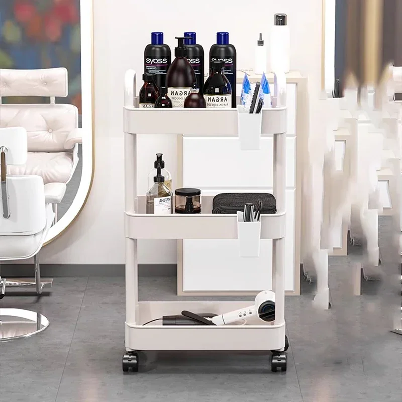 Lash Cart Welding Trolley Aluminum Cart Professional Beauty Salon Transparent Rolling Elegant Rollwagen Hairdresser Lash Trolley multi layer storage trolley