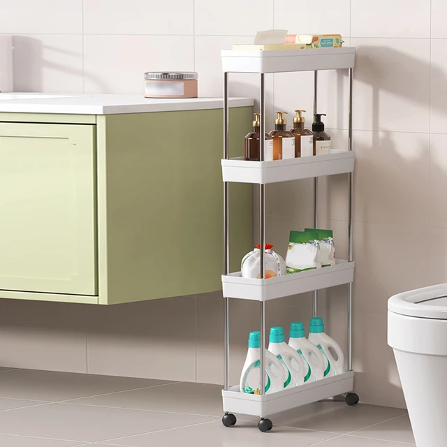 Rolling Bathroom Storage Cart 2