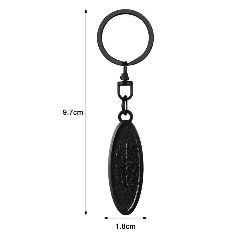 1개 금속 자동차 배지 키체인 아연 합금 키링 액세서리 랜드로버 레인지로버 2 3 4 프리랜더 디펜더 이보크 스포츠용