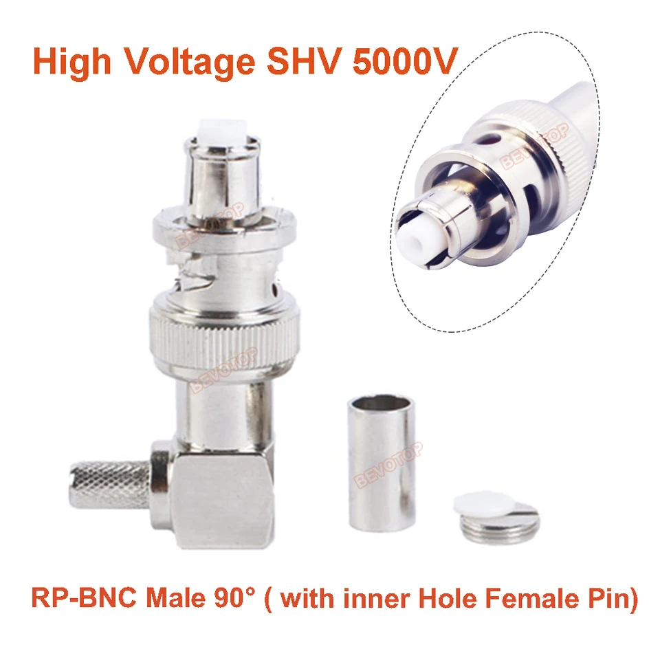 Connettore RF SHV Alta Tensione – RP BNC Femmina A Saldare – Eightwood