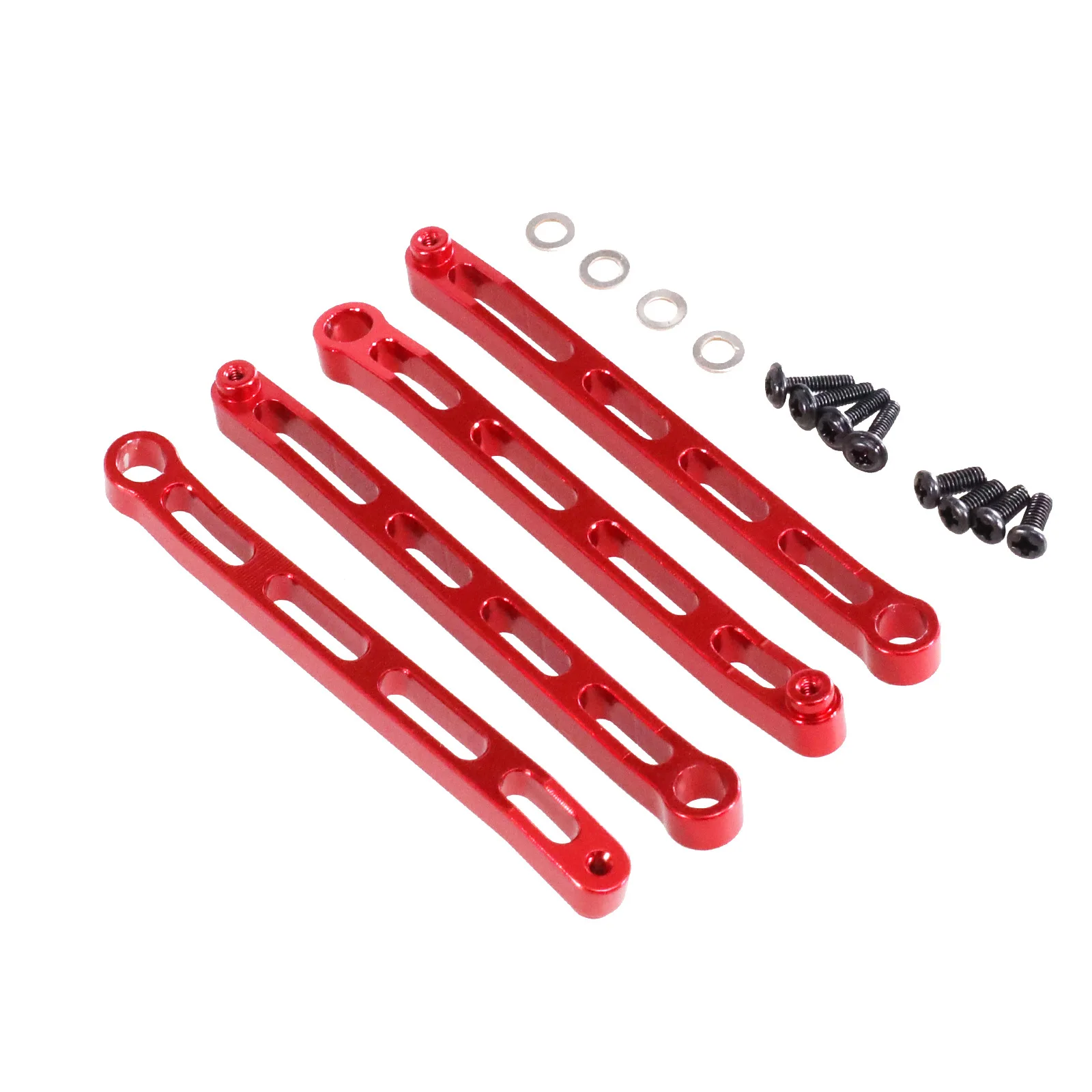 Premium Metal Chassis Pull Rod with Shock Absorber & 370 Gearbox Assembly - Upgrade Parts