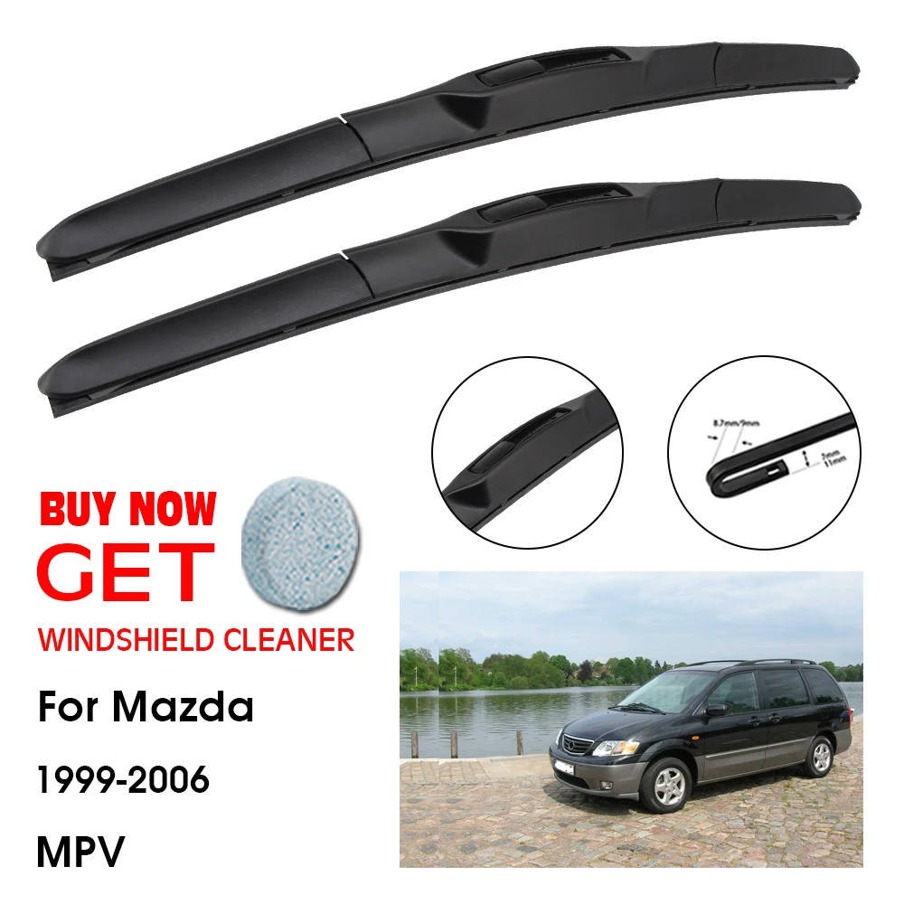 

Стеклоочиститель автомобильный для Mazd MPV, 24 дюйма + 24 дюйма, 1999-2006
