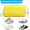 Durable Shoe Washing Machine Bag for All Shoe Types-Yellow with Blue Zipper,Ideal for Sneakers and Casual Shoes,Laundry Wash Bag 3