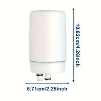 เครื่องกรองน้ําประปา Brita 3 ชิ้นเข้ากันได้กับ Brita ®   ระบบกรองน้ํา Faucet Brita ®   36311, 36313, FR-200, FF-100 3