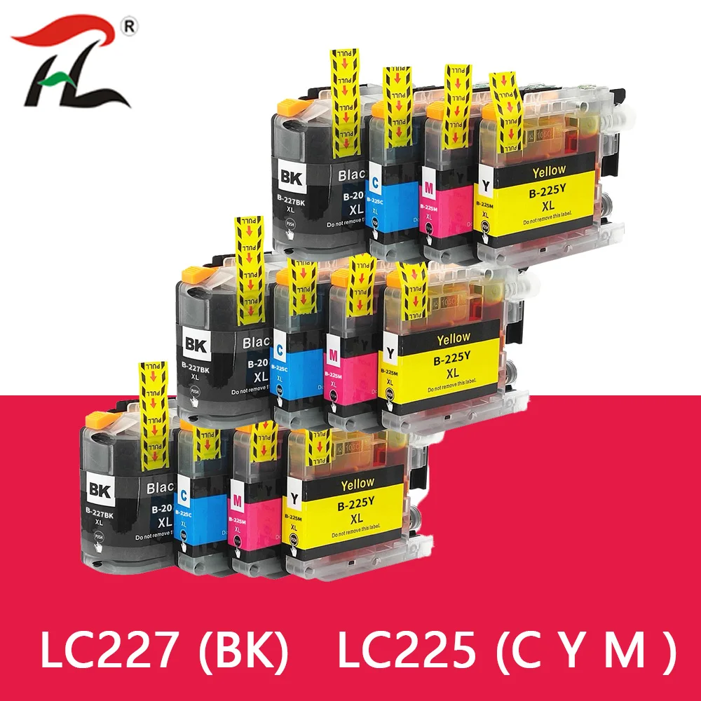 LC227 LC225 LC227XL LC225XL Full Ink Cartridge Compatible For Brother