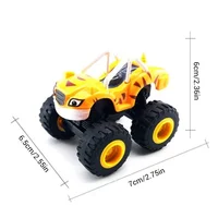 Monsters Truck Toys Cartoon Machines Car Russian Classic Blaze Model Vehicles Truck Racer Figure Game for Children Kids Gifts 2