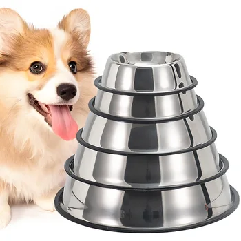 Stainless Steel Anti-Skid Pet Bowl 1