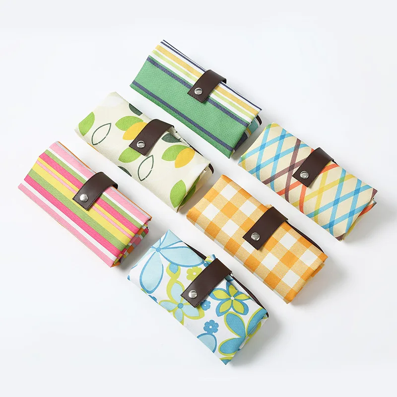 Hand-Carrying Oxford Cloth Shopping Bag Can Make Logo600d Waterproof and Foldable Portable Advertising Oxford Fabric Bag 4
