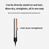 2 IN 1 Professional Hair Straightener & Hair Dryer Heat-Up Hair Flat Iron, Compatible for Dyson Airstrait™ straightener 2