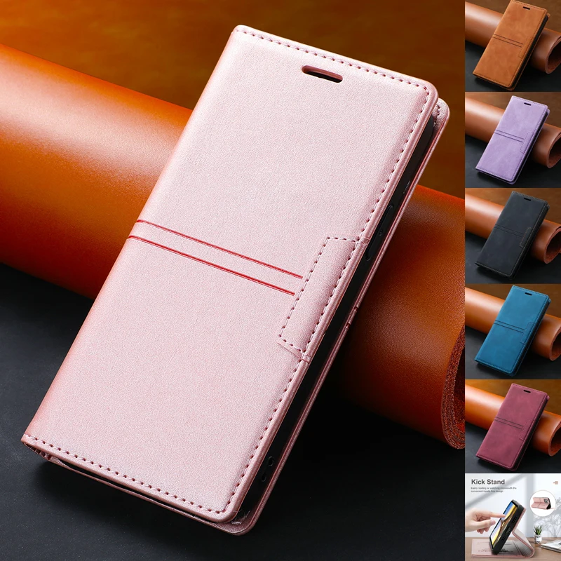 

Wallet Magnetic Leather Cover For Xiaomi Redmi 12C 10 10C 9 9A 9C 9T Note 12 12S 12 Pro Plus 11S 11 Pro 10 10 Pro 9 8 7 Pro Case