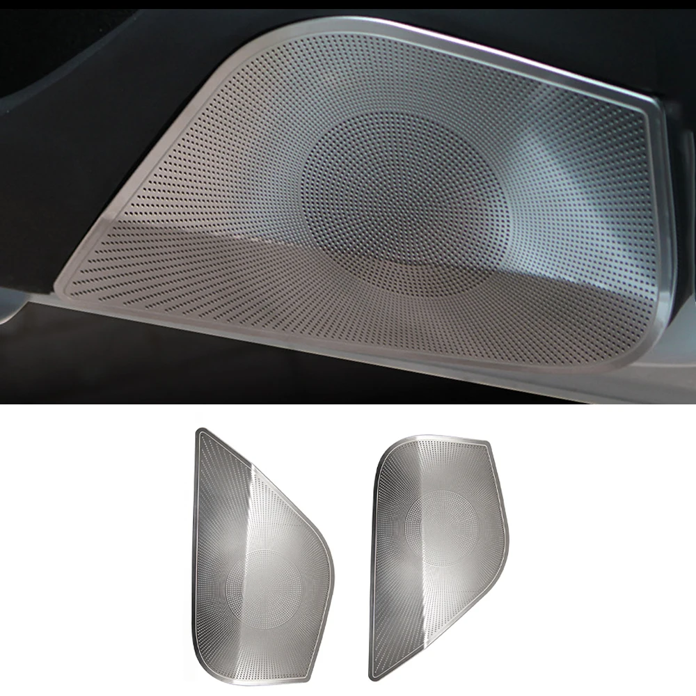 

Декоративная звуковая накладка на дверь автомобиля, звуковая панель громкоговорителя для 2024 Tesla Model 3, модификация, аксессуары для интерьера