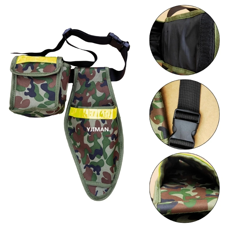 Plant Shear Trimming Tools Sheath Pouch Gardening Electric Scissors Waist Bag Portable Pruning Shears Pliers Hand Holder