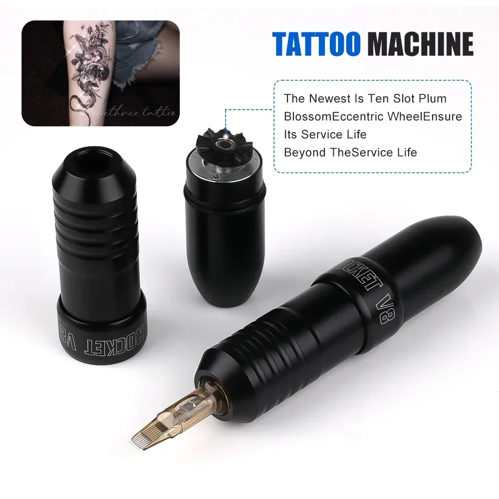 その他 Rocket Rotery tattoo machine Professional Complete Wireless Tattoo Kit Rocket Rotary
