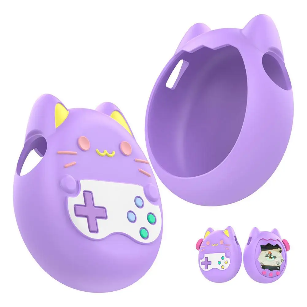 Liquid Silicone Protective Case For Tamagotchi Paradise Anti Fall Soft Game Console Protective Cover Games Accessories New
