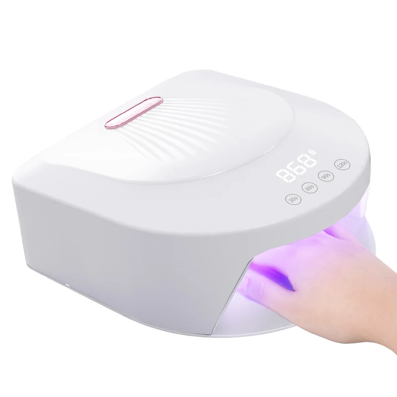 

New arrival 192W Professional Cordless UV LED Nail Lamp Rechargeable Battery Portable Curing Dryer Gel Polish Machine For Salon