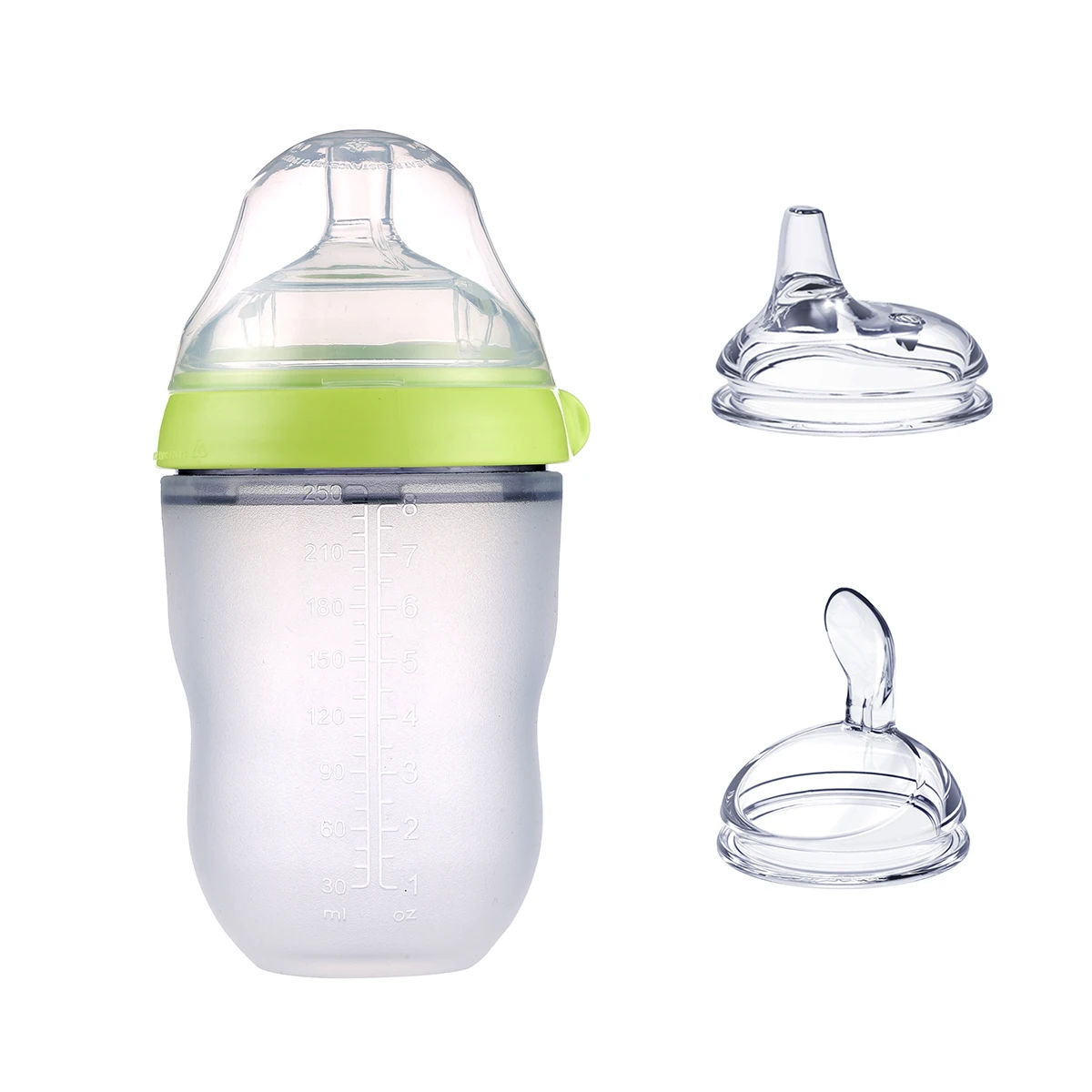 250ml 3 in 1 Silicone Baby Milk Water Feeding Bottles, Water Bottle, Milk Bottle, Feeding Bottle, Baby Feeding Utensils