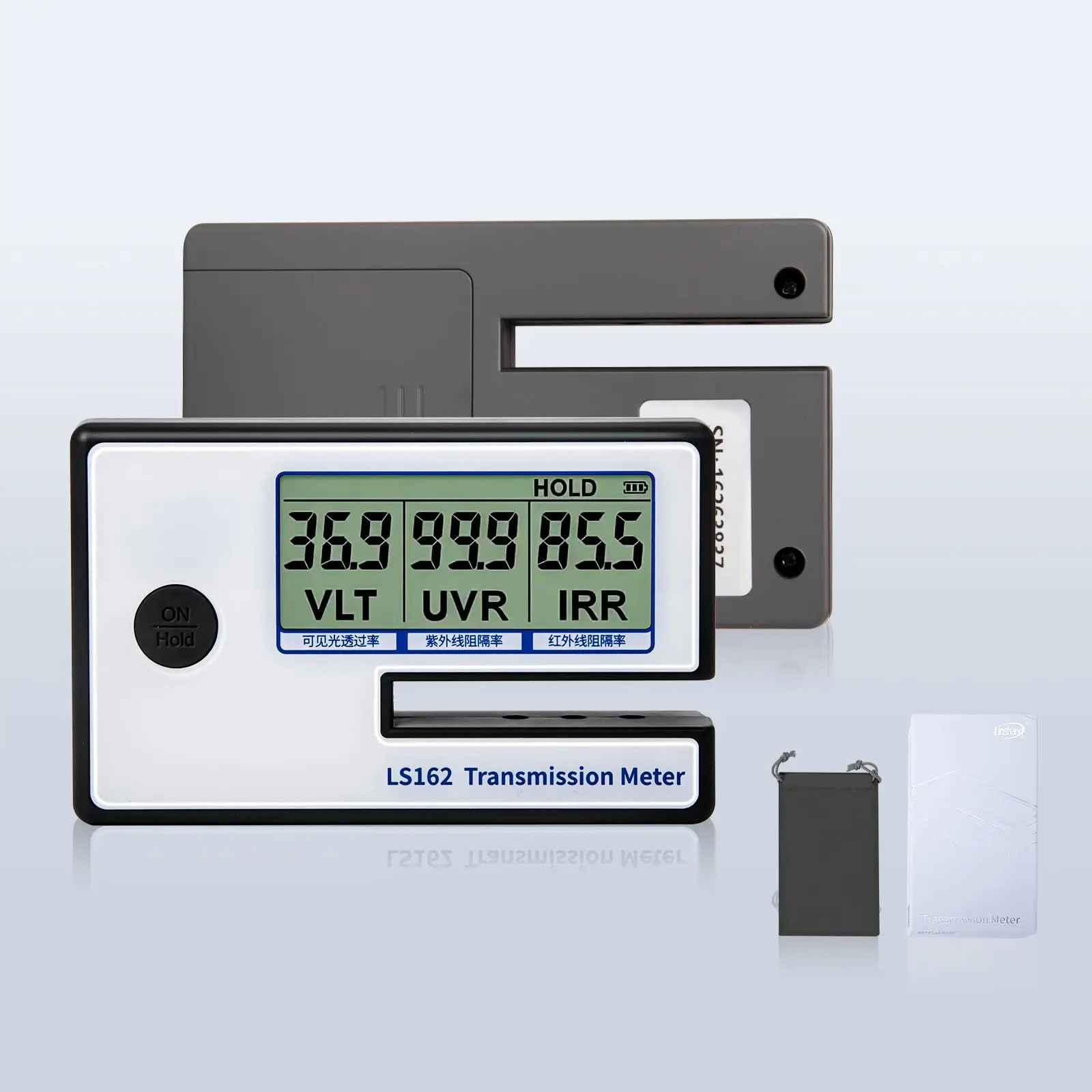 Window Tint Meter Solar Film Car Transmission Meter VLT UV IR Rejection Tester LS162 LS162A