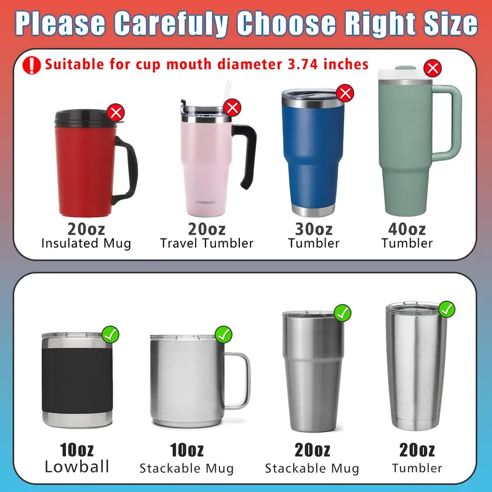 Coperchi Di Ricambio Universali Per Tazza Termica 30 Oz – Con Coperchio A Prova Di Perdite, Per Yeti Rambler, RTIC, Ozark - 3