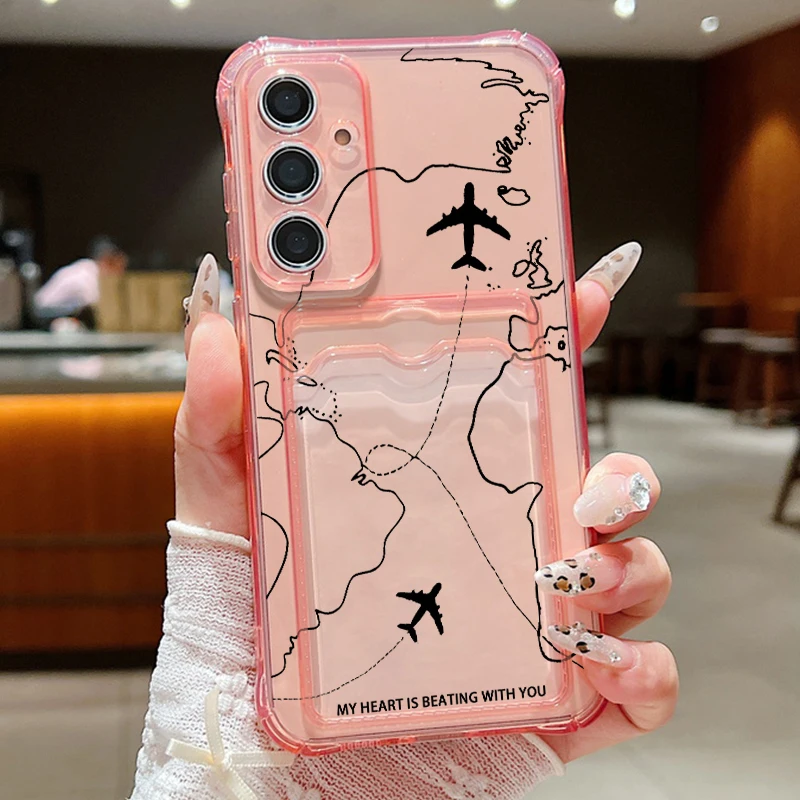Airplane Line Card Holder Case