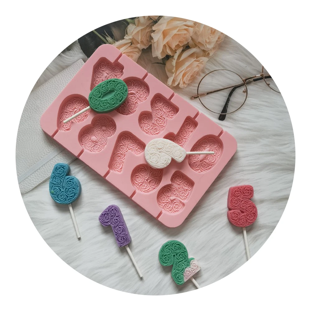 Silicone Lollipop Candy Molds –