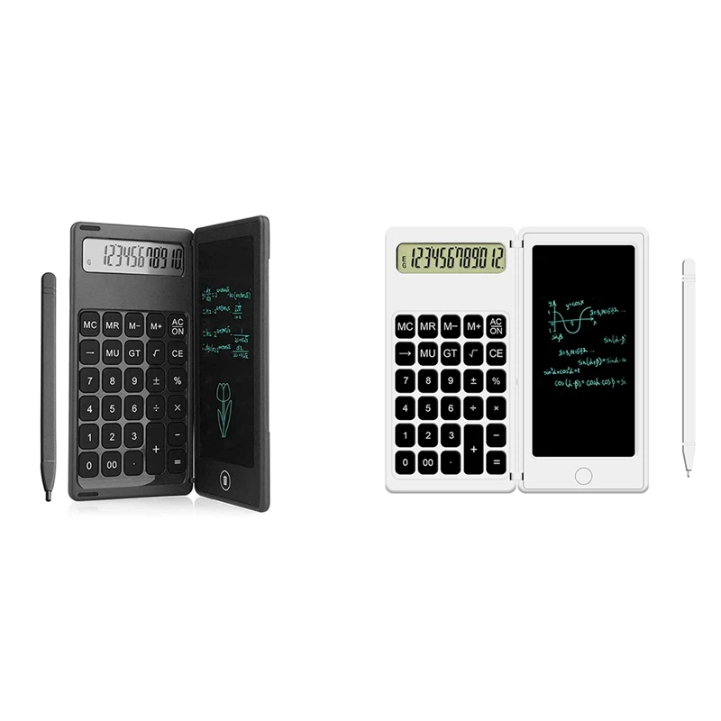 

Калькулятор, стандартный Настольный калькулятор с 12-разрядным большим ЖК-дисплеем и 6-дюймовым офисным планшетом для письма