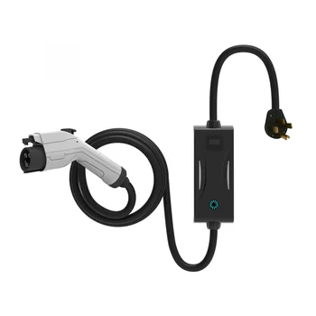 3.5KW 0.96 inch power adjustable tuya app control BT portable ev charger station 8a/10a/13a/16a for new energy electric car