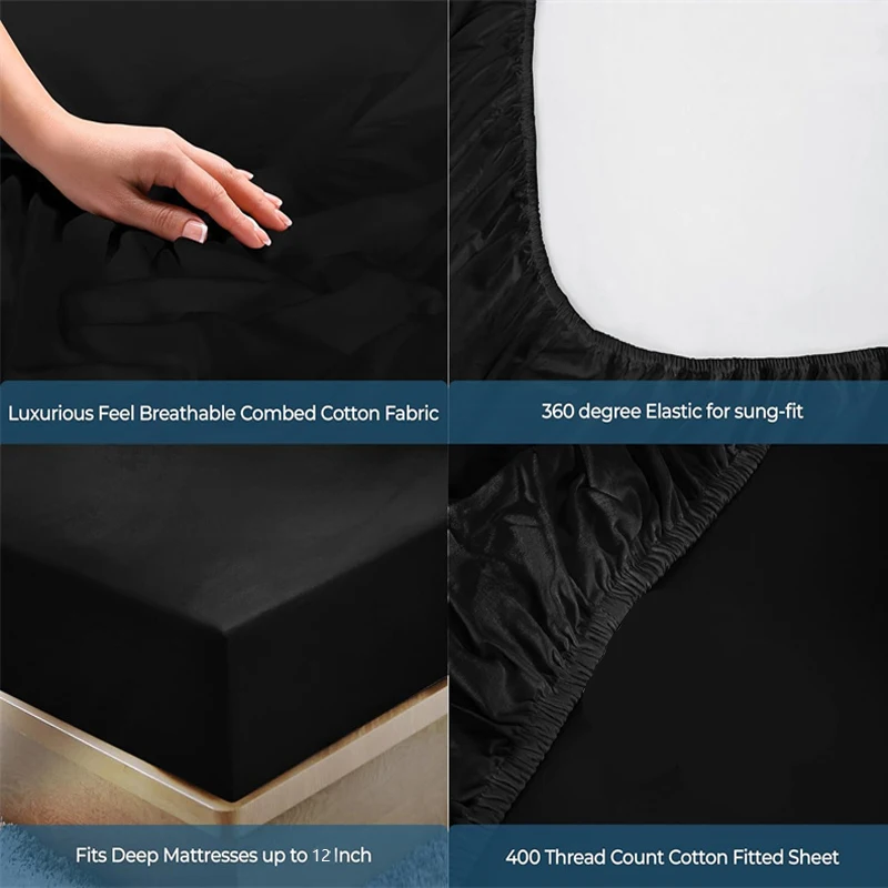 Fitted Sheet on Bed