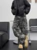 Man's Camouflage Large Pocket Wide Legs Unisex Pants Young man Street Straight Bottoms Male High Waisted Trousers 6