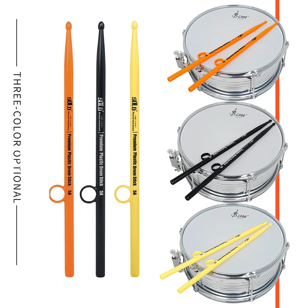 

2Pcs Color Fancy Drum Sticks Drum Sets Anti-Lost 5A Percussion Drum Sticks for Beginners Playing Percussion Instrument Parts