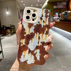 Retro Industrial Rusty Style Silicone Phone Case Cover - Galaxy S20+ (White - YYDSM781)