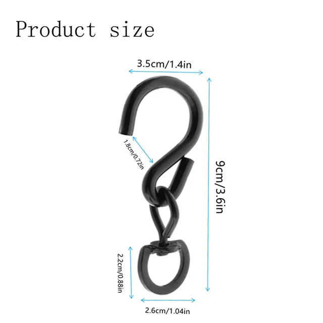 Swivel Plant Hanger Hooks Heavy Duty Swivel Hooks for Hanging Plants Wind  Chimes Windsocks Bird Feeders - AliExpress