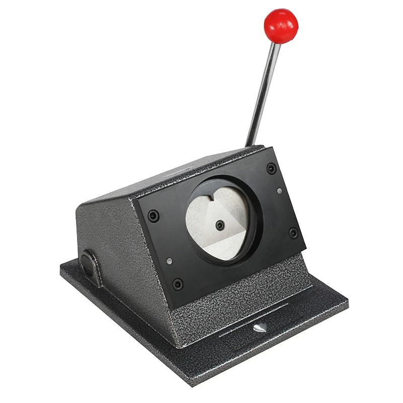 NEW Heavy Duty Manual Heart Shape 57x52mm Multi Sheets Stand Paper Graphic Punch Die Cutter for Pro Button Maker