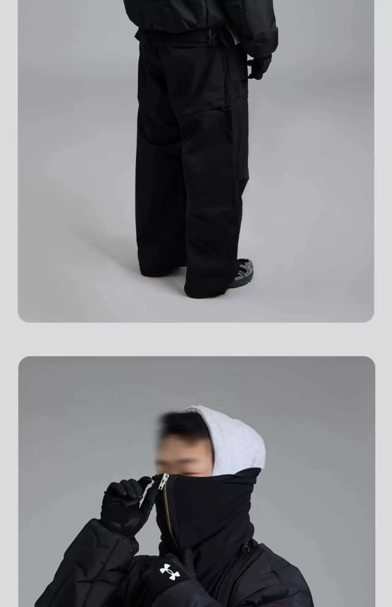 Atzen 3M thinsulate bomber jacket multipocket patch pad carrying sling techwear