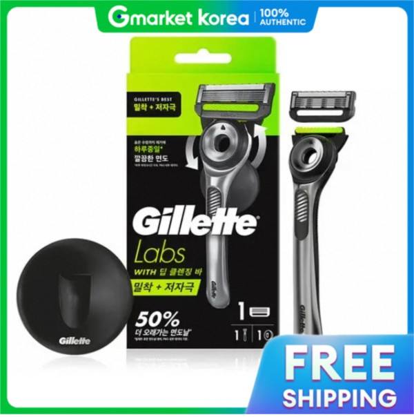 Gillette | Dao Cạo Làm Sạch Sâu /Tay Cầm  + Lưỡi Dao  + Giá Đỡ