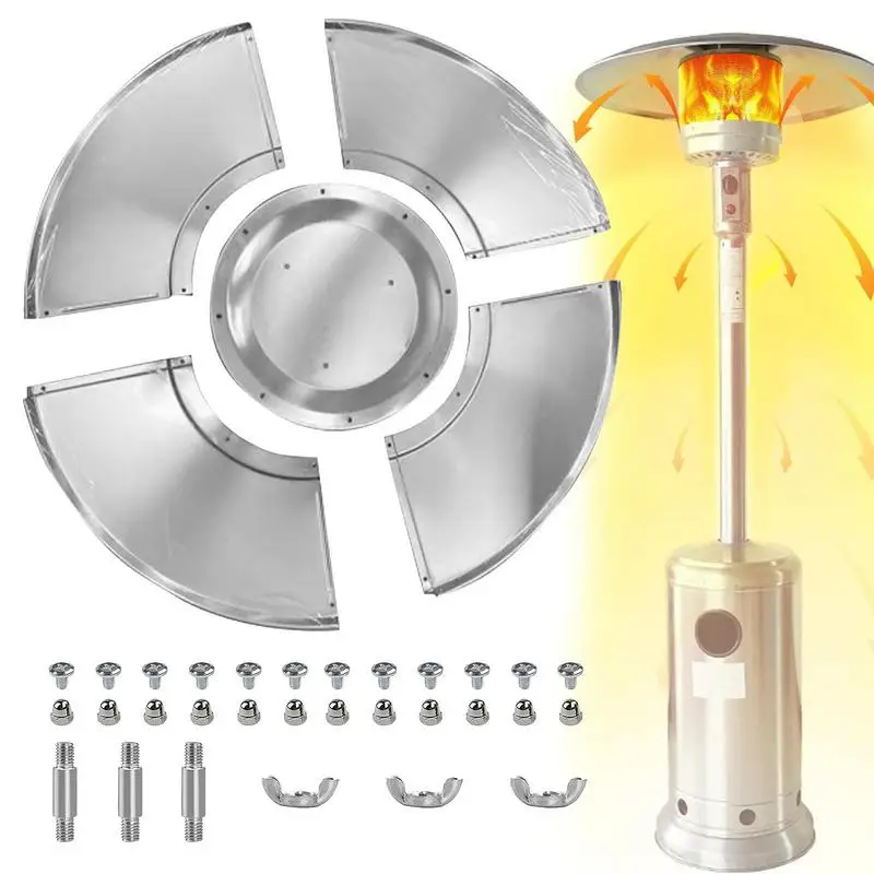 33InchesPatioHeaterReflectorShieldPropaneHeatReflectorShield